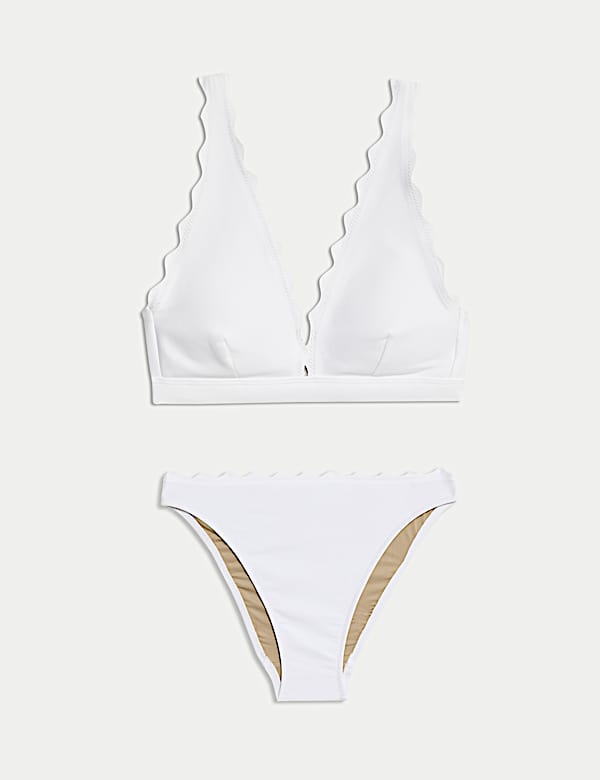 Neopren-Bikini-Set mit Muschelrand - DE