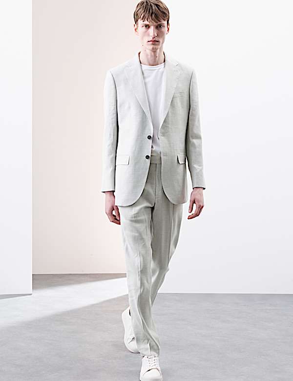 Tailored Italian Linen Miracle™ Suit - LV