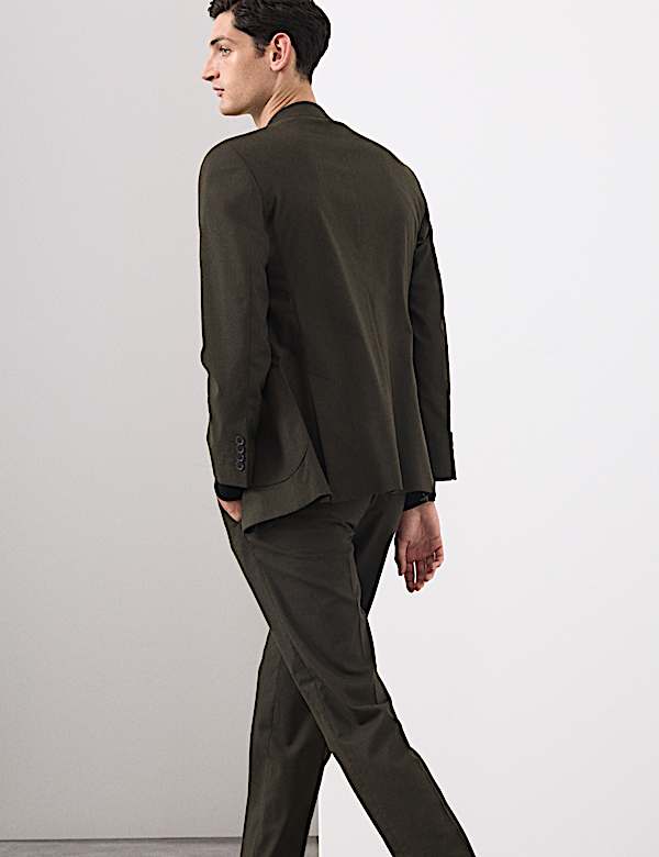 Tailored Fit Italian Wool Blend Performance Suit - IT