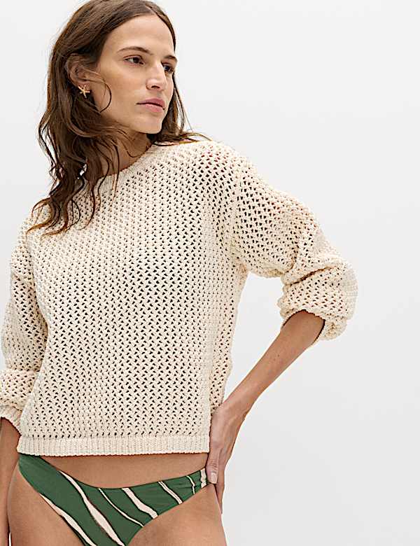 Printed Padded Twist Front Bandeau Bikini Set - CH