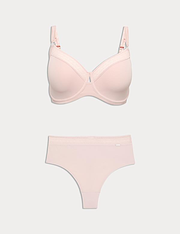 Boston Microfibre Wired Minimiser Bra Set C-G - CA