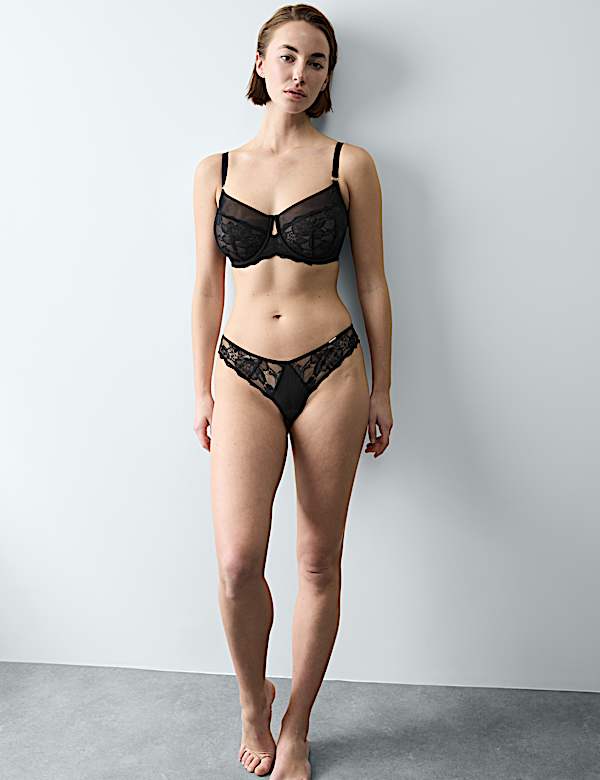 Savannah Wired Minimiser Bra Set C-G