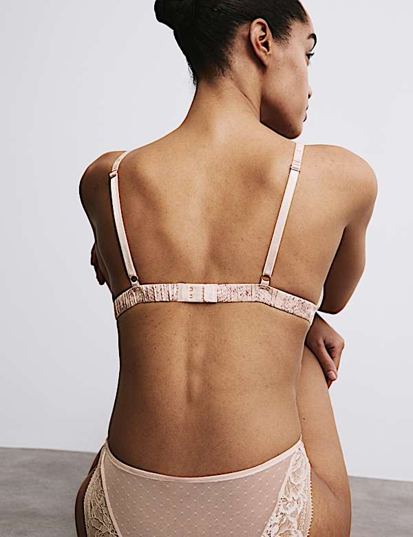 Rosalie Silk & Lace Non Wired Bralette Set A-E - LU