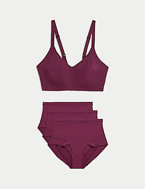 Flexifit&trade; Non Wired Full Cup Bra Set A-E - AT