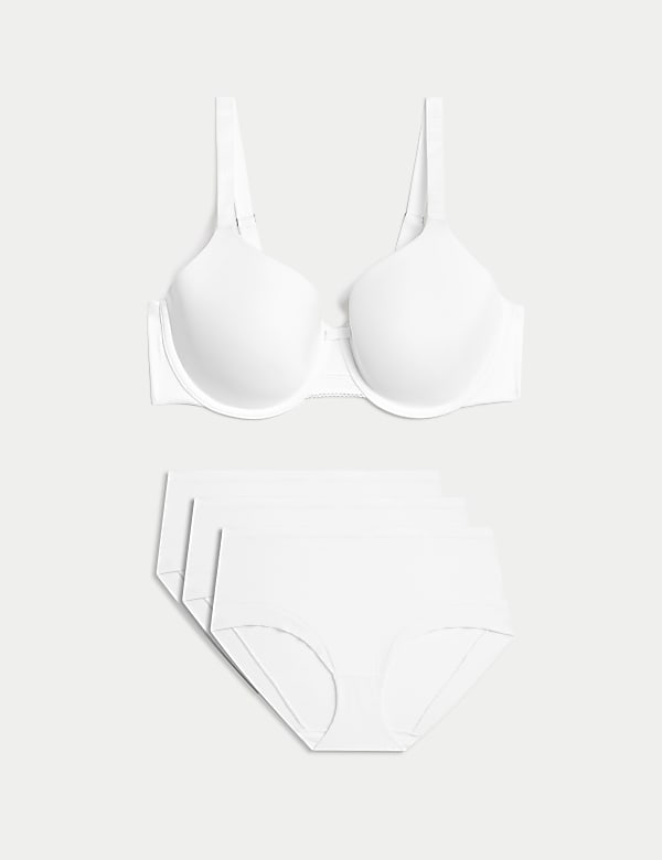 Flexifit™ Wired Full-Cup T-Shirt Bra Set A-E - HU