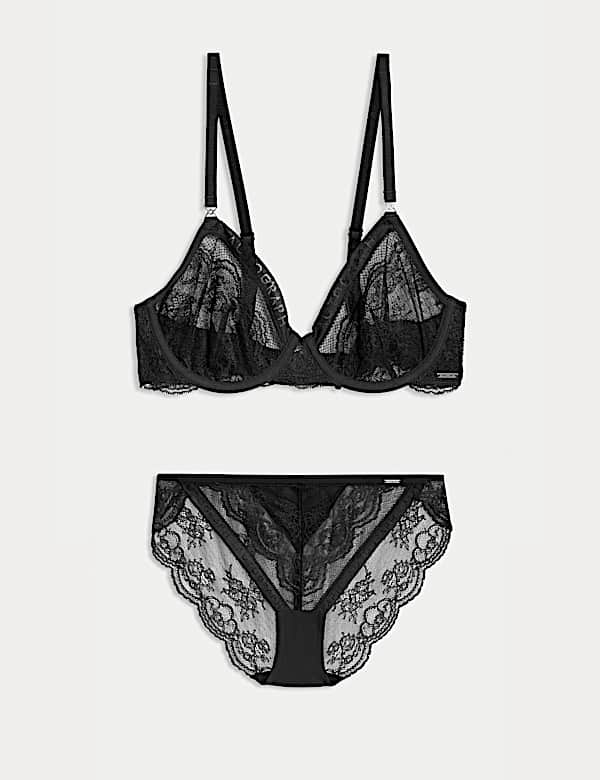 Murcia Lace Wired Full Cup Bra Set A-E - NL