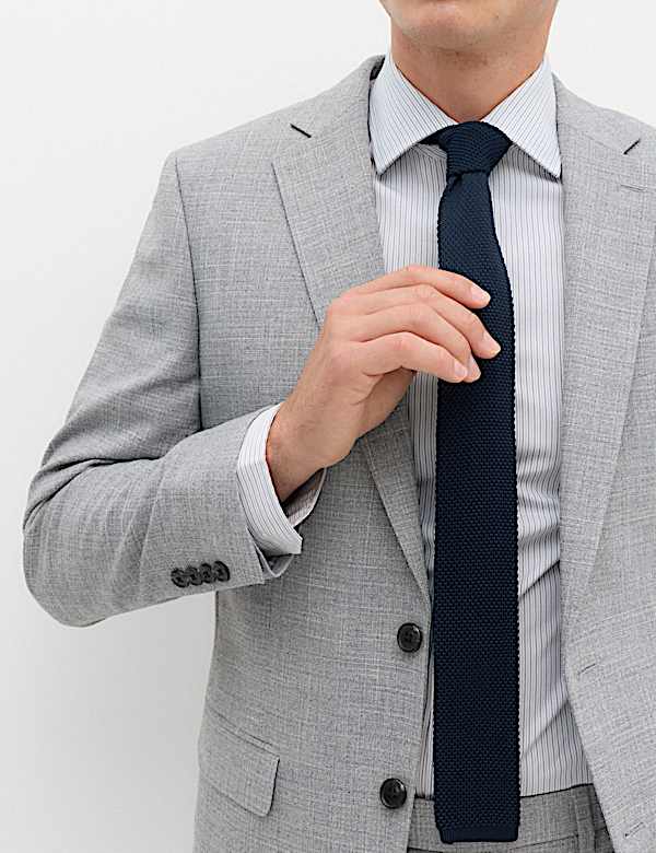 2 Piece Regular Fit Textured Suit - US