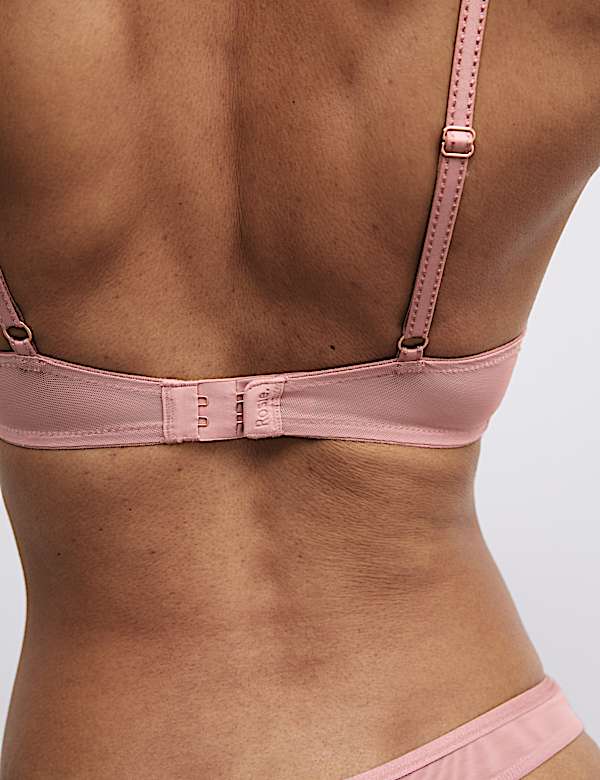 Forget Me Not Plunge-BH-Set mit Bügel und Spitze (A–E) - DE