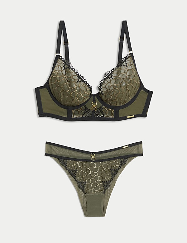 Evora Wired Longline Plunge Bra Set A-E - IS