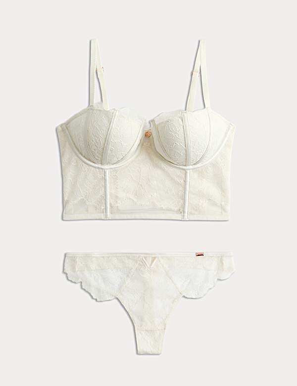 Forget Me Not Lace Balconette Corset Set A-DD - SI