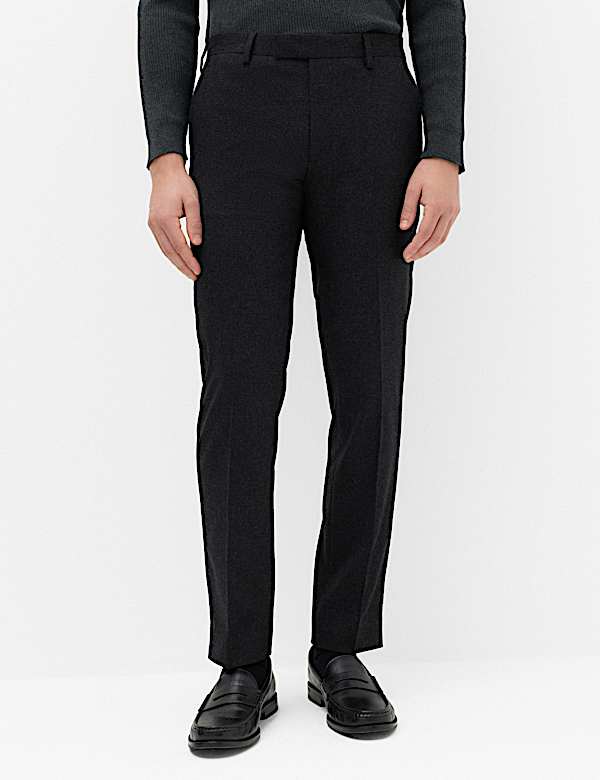 2 Piece Regular Fit Wool Rich Tweed Double Breasted Suit - MX