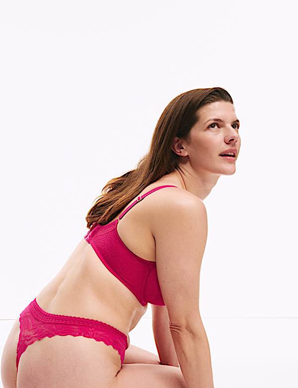 Σετ σουτιέν μέγιστης στήριξης Flexifit™ με δαντέλα και μπανέλα F-H - GR