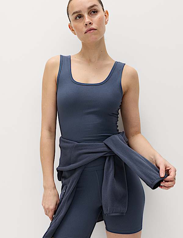 Ribbed Vest & Short Set - DE