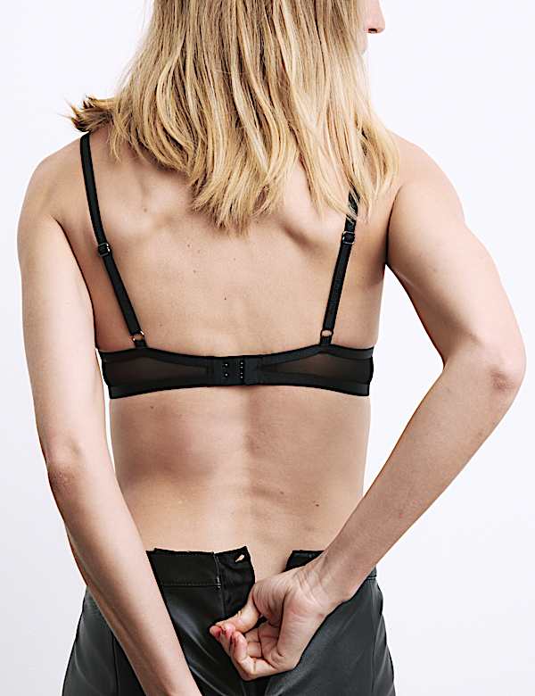 Vienna Lace Wired Plunge Bra Set A-E - PT