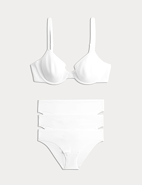 Conjunto de sujetador Body Invisibles&trade; de media copa sin relleno con aros (copa A-E) - ES
