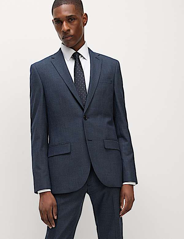 Skinny Fit Check Suit - JE