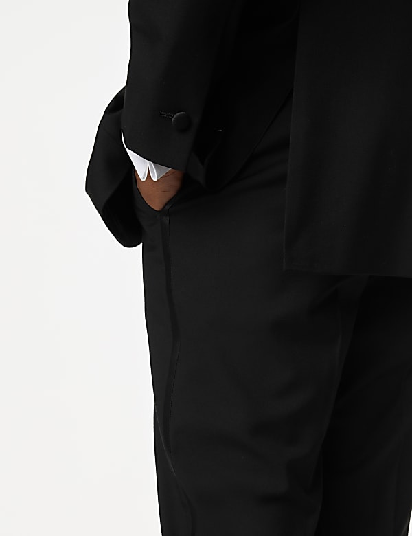 Regular Fit Stretch Tuxedo Suit - HU
