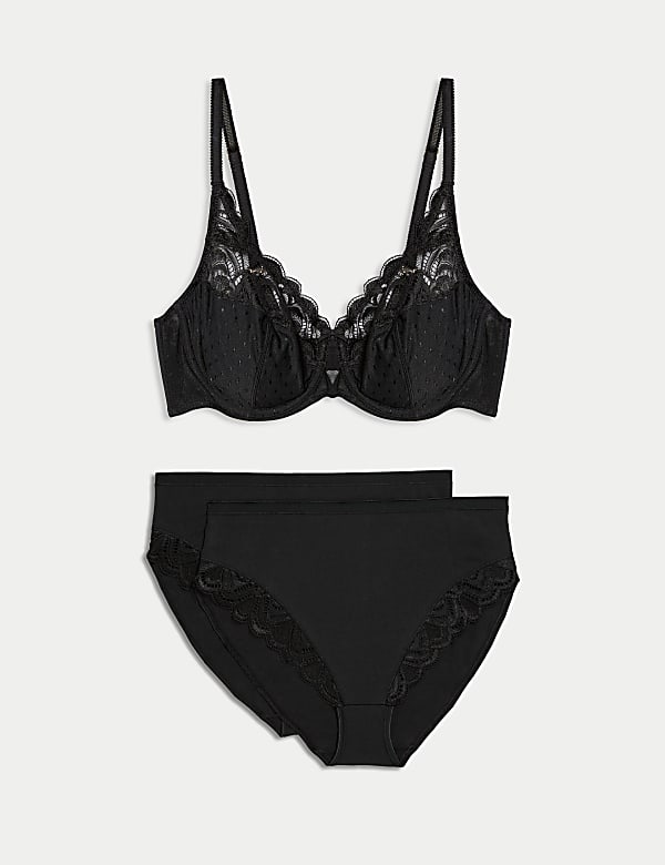 Amelia Vollschalen-BH mit Bügel und Spitze im Set (A–E) - DE