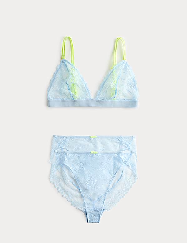 Soutien-gorge bustier Ida sans armature en dentelle, bonnets A &agrave; E - FR