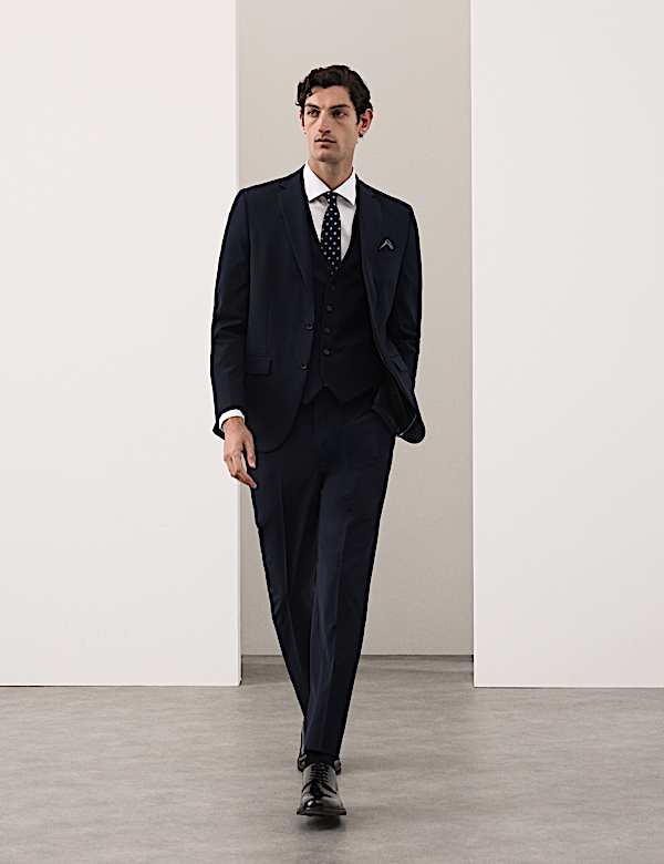 3 Piece Tailored Fit Performance Suit - CA