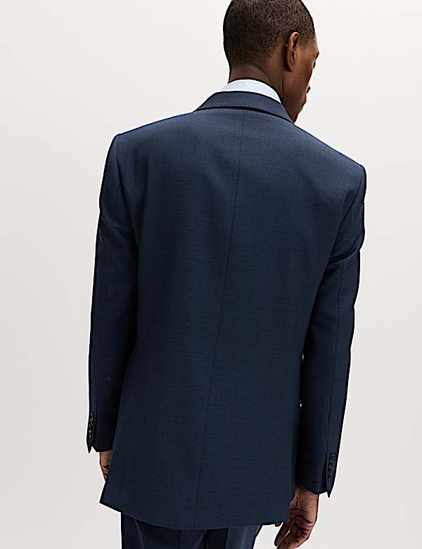 2 Piece Regular Fit Pure Wool Suit Jacket - JE