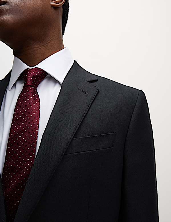 Regular Fit Pure Wool Suit - NO