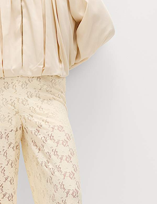 Lace Jacket & Trousers Set - GR