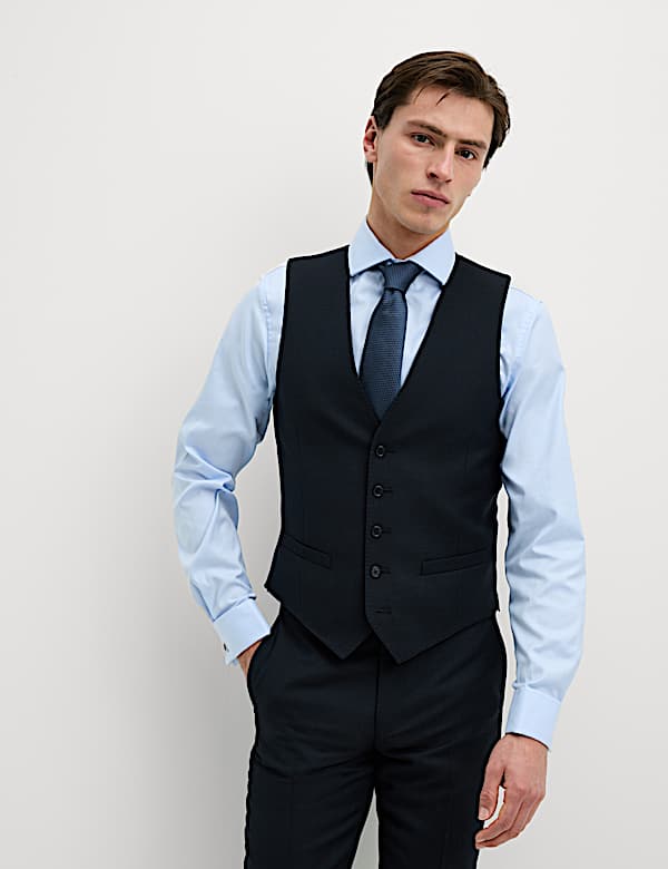Slim Fit Pure Wool Suit  - BE