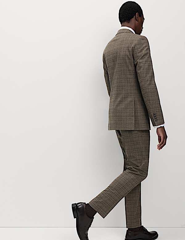 Slim Fit Check Suit - IT