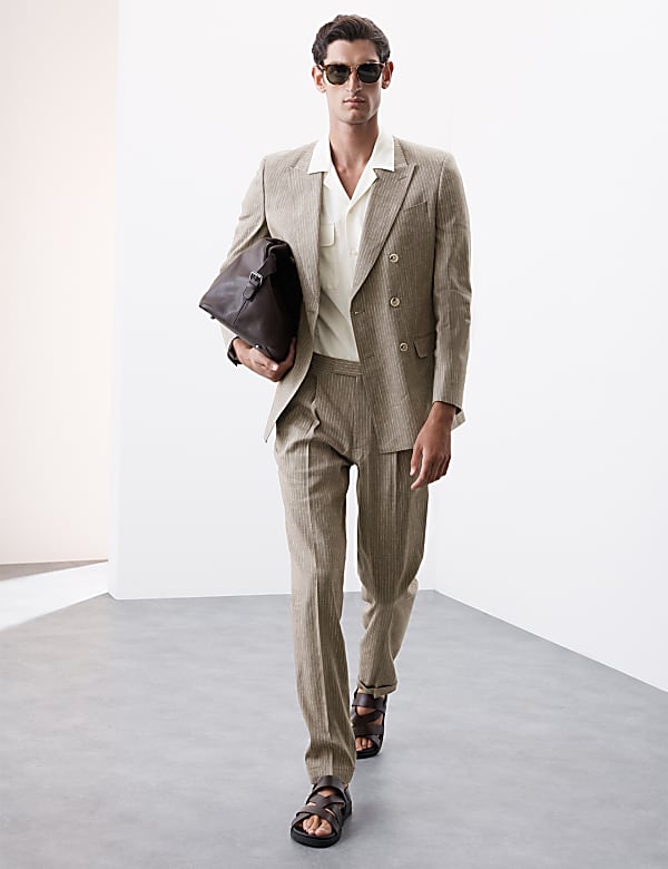 Tailored Fit Italian Miracle Linen™ Suit - DK