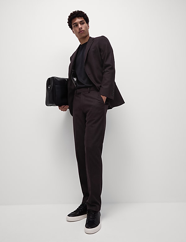 Tailored Fit Wool Rich Suit - DK