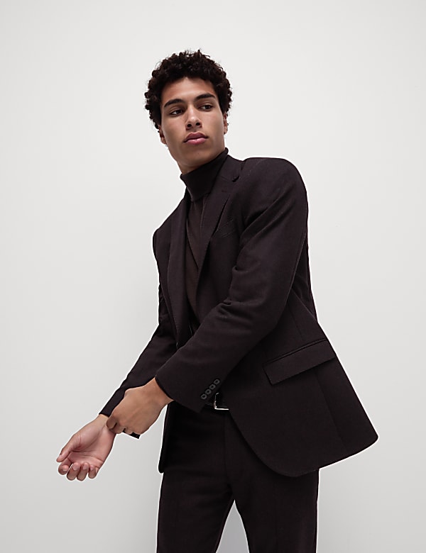 Tailored Fit Wool Rich Suit - CH