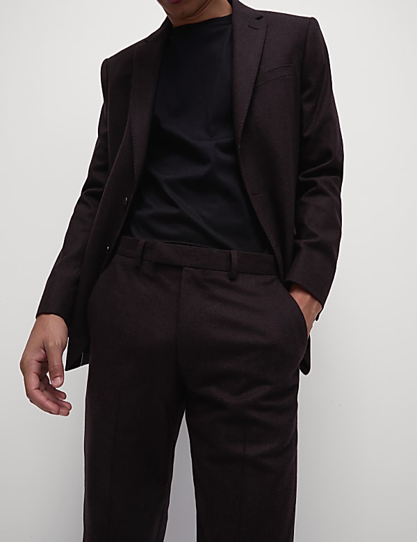 Tailored Fit Wool Rich Suit - CH