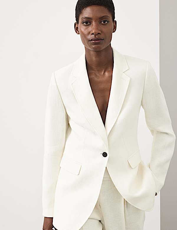 Linen Blazer & Short Set - JP