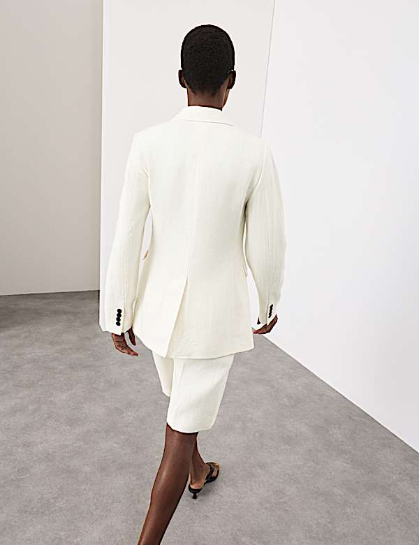 Linen Blazer & Short Set - JP