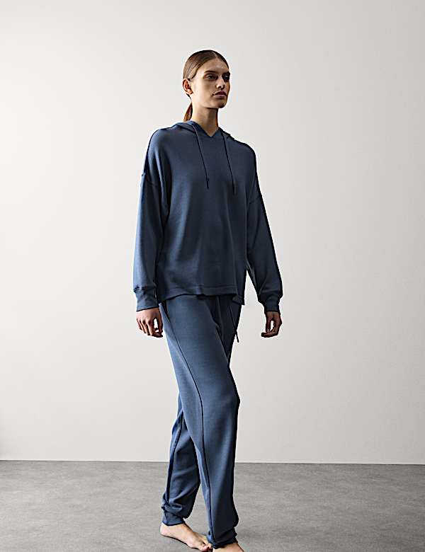 Ensemble sweat &agrave; capuche confortable en scuba - BE