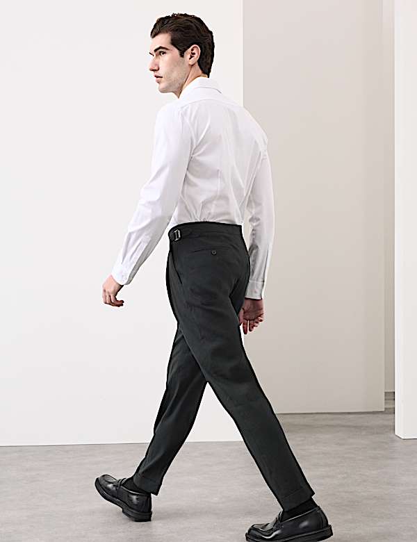 2-delig performance-pak van een Italiaanse linnenmix met uitstekende pasvorm - BE