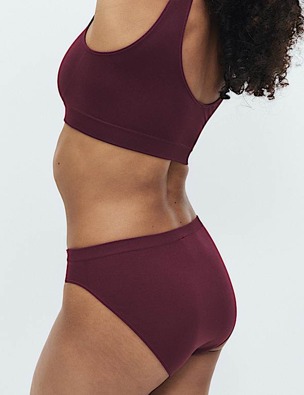 3 Pack Seamless V-Neck Crop Top Set - FR