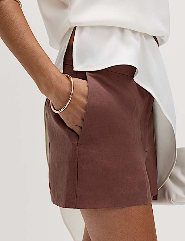 Linen Waistcoat & Short Set - GR