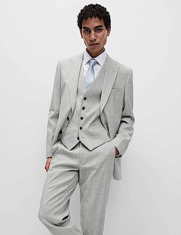 Tailored Fit Italian Performance Linen Suit - IT