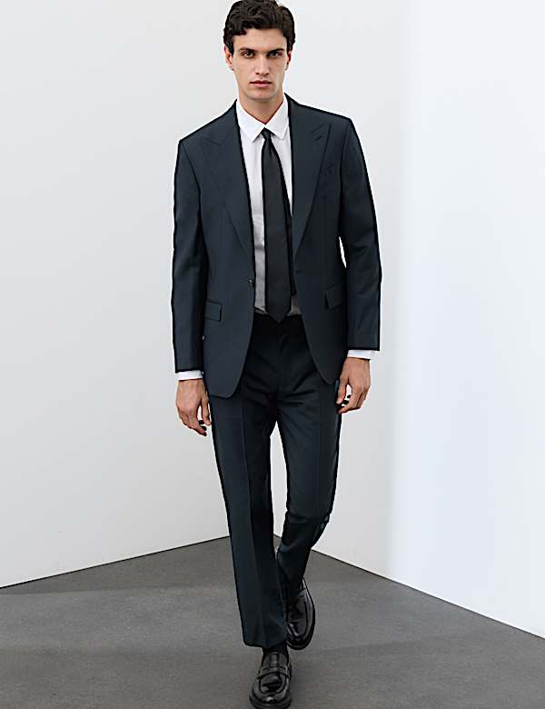 Tailored Fit Wool Rich Suit - BN