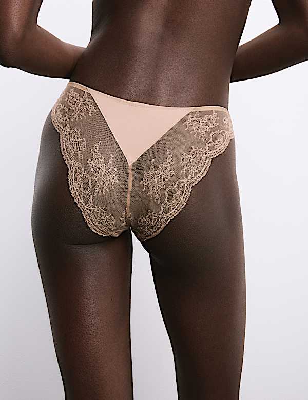 Murcia Lace Wired Plunge Bra Set A-E - BN