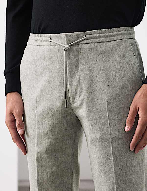 Tailored Fit Italian Wool Blend Performance Suit - DK