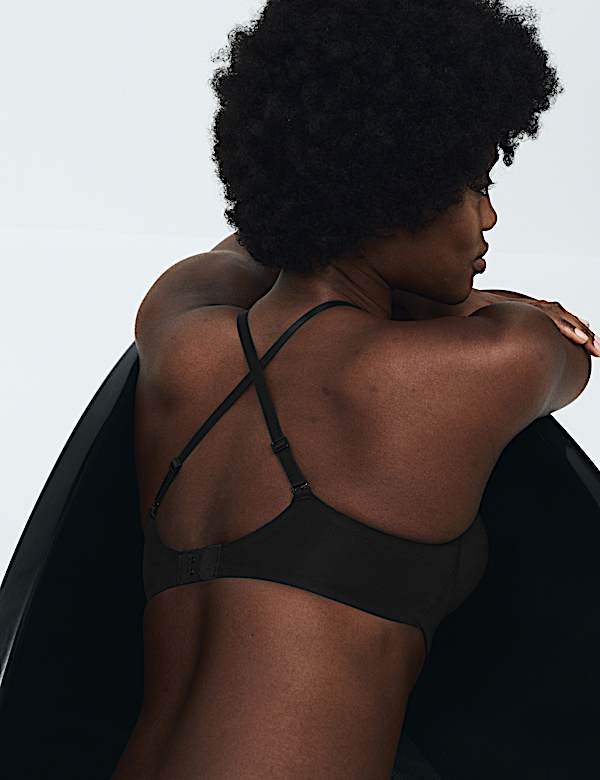 Body Invisibles Wired Push Up Plunge Bra Set A-E - FR