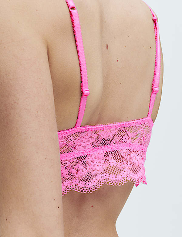 Jasmine Lace Non Wired Longline Bralette Set A-E - SE