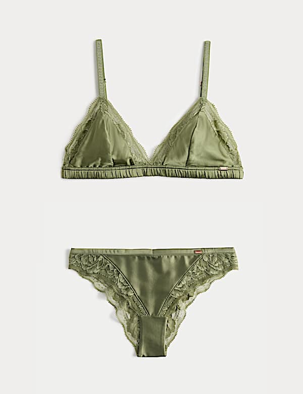 Silk Non Wired Bralette Set A-E - HR