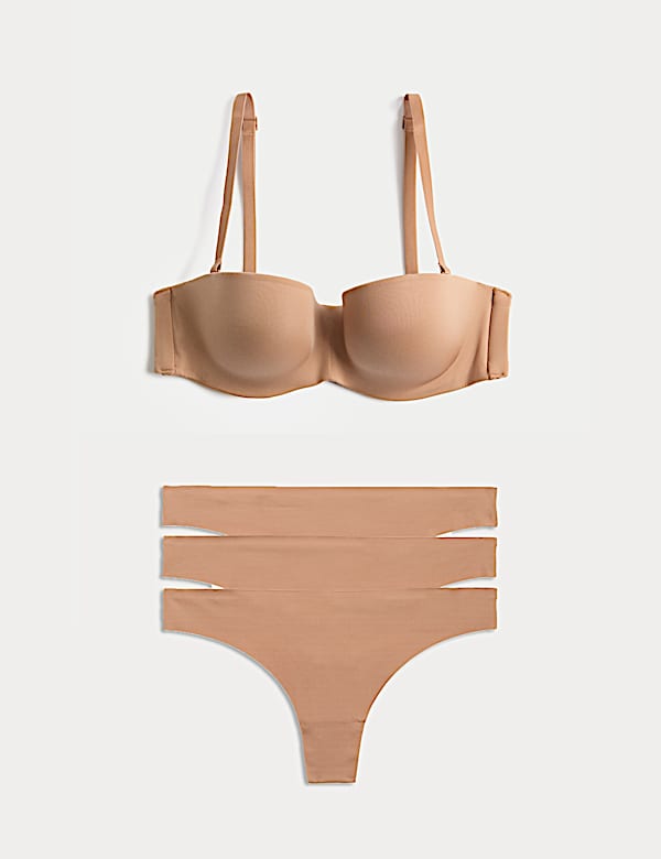 Body Invisibles&trade; Wired Strapless Bra Set A-E - ID