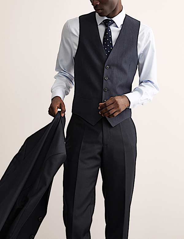 Tailleur coupe ajustée en mélange soie et lin - BE