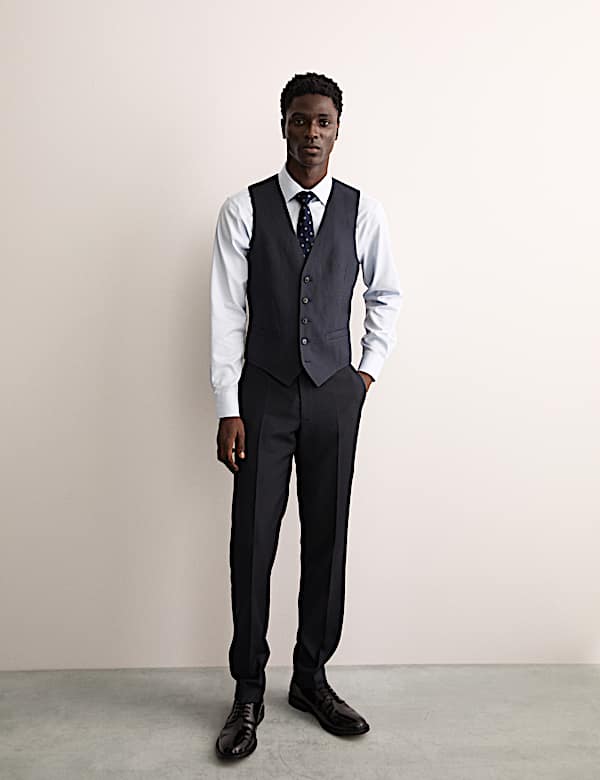 Tailleur coupe ajustée en mélange soie et lin - BE