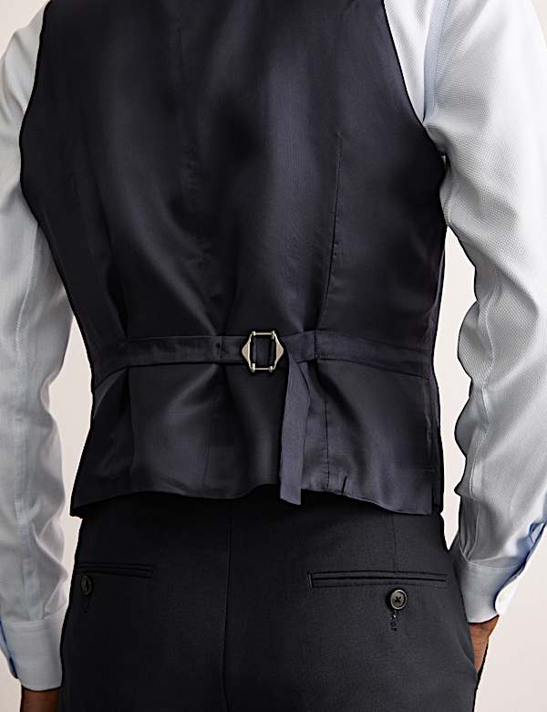 Tailleur coupe ajustée en mélange soie et lin - BE